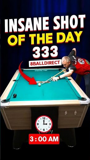 INSANE Shot of the Day #333 | Impossible 8 Ball Pool Trick Shot | 8Balldirect