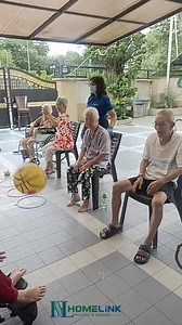 A simple ball game helps your elderly parent move better and feel happier🤗 YES☺️ it works better in a group! Today's Home Link Physio Therapist, with our elderly clients had fun doing a ball-passing exercise together. It may look simple, but it brings big benefits! Here’s what group exercises like this can do: ✅ More Happiness, Less Loneliness • Group therapy helps seniors talk, laugh, and enjoy each other’s company — no more feeling alone at home. ✅Stronger Body, Better Movement • Passing a ba