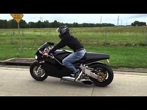 Y2K Turbine Superbike Test Run - Powered by a C18 Rolls Royce Gas Turbine TurboShaft Engine