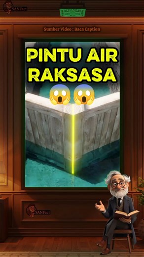 Pintu air raksasa 😱