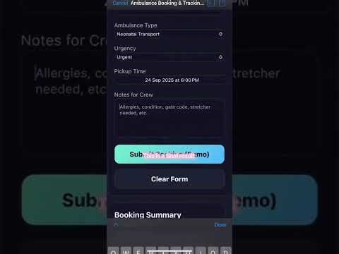 Ambulance Booking portal Using HTML, JavaScript,css | Project for Students |Hacking is profession