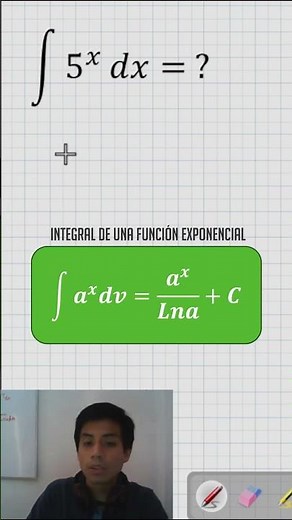 🤔How do we solve an integral of an exponential function? #mathematics #calculus #integrals