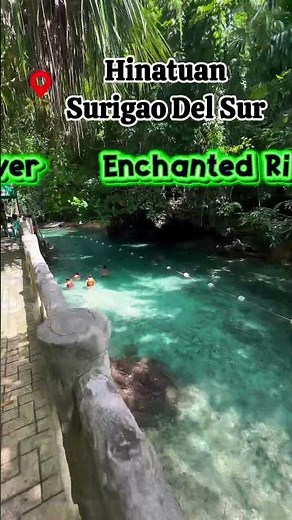 Hinatuan Enchanted River in Surigao del Sur Mindanao #enchantedriver #travel #mindanao #philippines