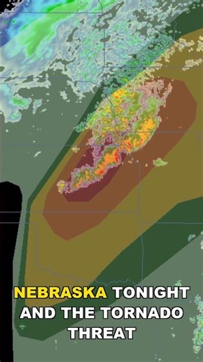 Tornado Risk Tonight: Eastern Kansas & Nebraska #weather #tornado #storm