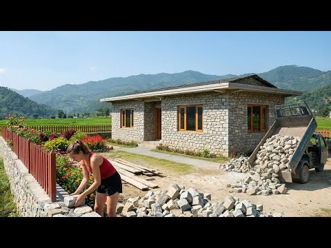 After Divorce, Talented Woman Rebuilt Her Life by Building a Dream Home from Stone and Nature Alone