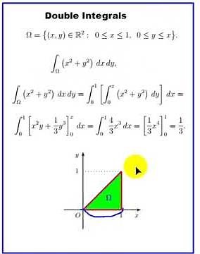 Double Integrals EXAMPLE