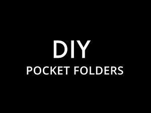 DIY Pocket Folders Assembly from PrintDirtCheap.com