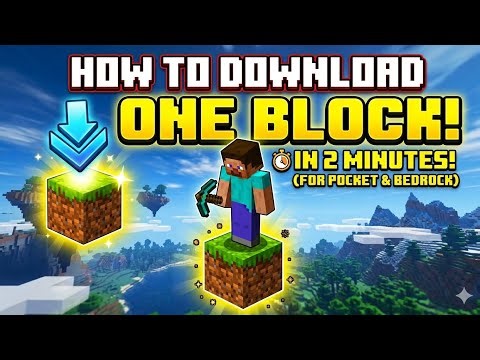 Minecraft 1.26+ One Block Download Mediafire 100% Real (Lasted Upadate)