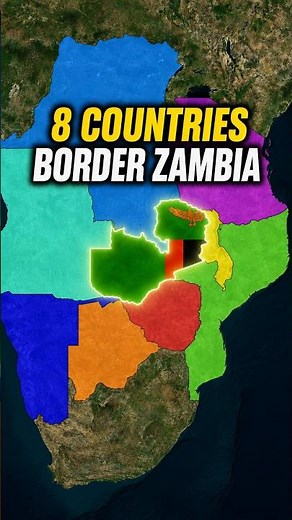 Zambia's Borders EXPLAINED! A Landlocked African Nation