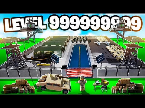 I BUILT A LEVEL 999,999,999 ROBLOX MILITARY TYCOON