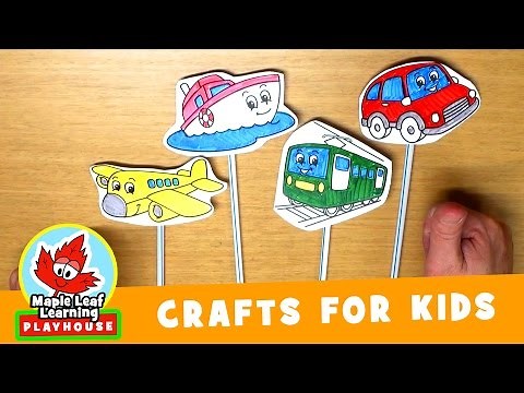 Vehicle Craft for Kids | Maple Leaf Learning Playhouse