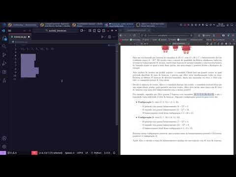 (Python) Aula 42: Trio de Bonecas (OBI)