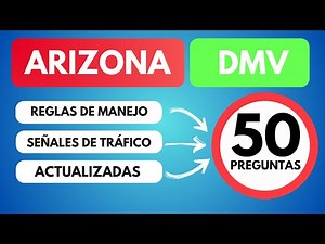 50 preguntas clave para pasar el examen del DMV en Arizona