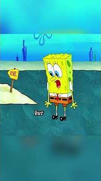 SpongeBob was blown by strong winds to Monster Island.#usa #cartoon #animation#fyp