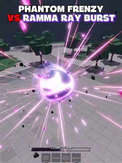 Phantom Frenzy vs Gamma Ray burst #roblox #thestrongestbattlegrounds