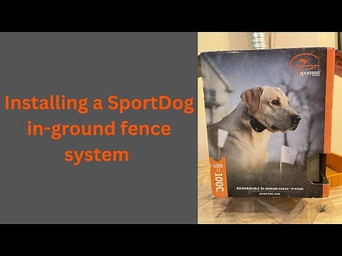 SportDog in-ground fence installation