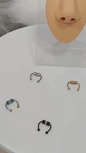 25K views · 190 reactions | Faux Magnetic Septum Nose Ring Horseshoe Stainless Steel Fake Nose Septum Rings Non-Pierced Clip On Nose Hoop Rings ❤️#FauxSeptumRing #FashionAccessory #TrendyJewelry #StyleInspo #Accessorize #FauxPiercing #FashionTrends | BodyJewelry.com | Facebook