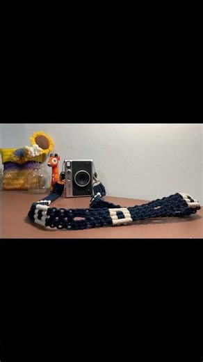 macrame camera strap 📸