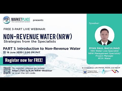 Introduction to Non-Revenue Water (NRW) | Strategies from the Specialists | Webinar
