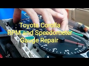 Toyota Corolla Speedometer and RPM Gauge repair #diy #automotive #mechanic #tips #electronics
