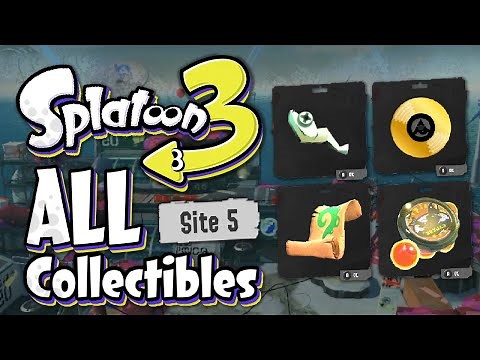 Splatoon 3 (Story Mode) - All Collectables - Site 5: Eco-Forest Treehills (100% Guide)