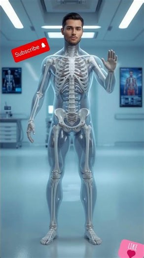 The Living Skeleton: A Transparent Journey Through Bone and Motion