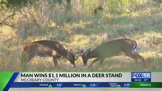 Kentucky hunter bags $1.1 million lottery win from deer stand