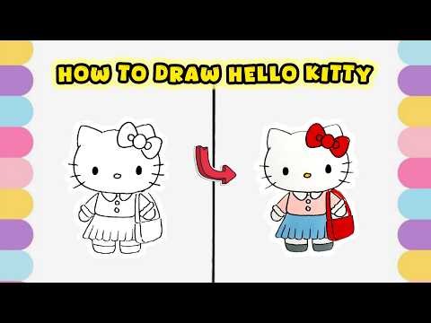 How to Draw Hello Kitty from Sanrio – Kawaii Character Guide