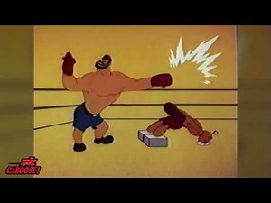 Popeye Animated Short - Out of punch (boxing cartoon) 1956