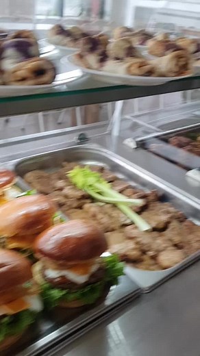 Explore Delicious Buffet Dishes: Burgers, Wings, and More