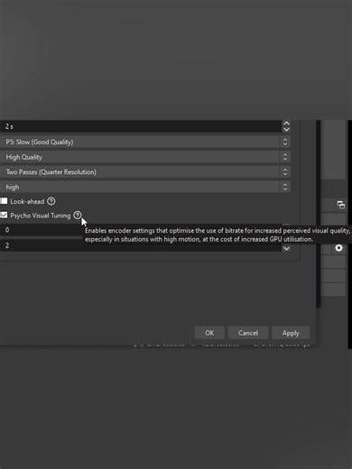 OBS Psycho Visual Tuning On or Off | Best OBS Studio Settings for Streaming #best #obs #settings #obsstudio #optimization #tips #shogoz #nvidia OBS Psycho Visual Tuning On or Off | Best OBS Studio Settings for Streaming on Twitch/YouTube tutorial guide covers the best OBS Twitch stream encoder settings for psycho visual tuning along with the best optimization tips and tricks for achieving the best OBS streaming settings for quality and performance in OBS Studio on Windows 11/10 PC & Laptops. Mul