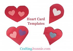 Valentine Card Templates - Crafting Jeannie