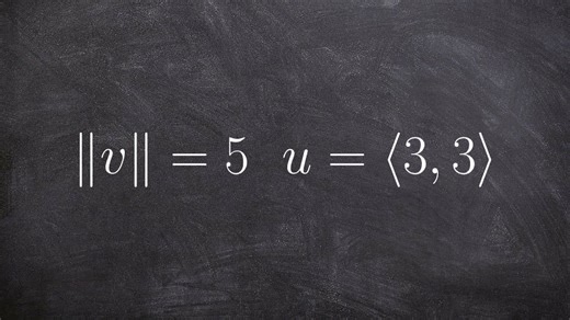 How to find the vector with given magnitude and same direction of another vector