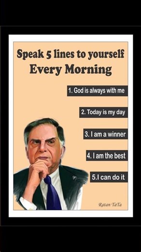 Motivational quotes from Ratan Tata to impact and grow in life #youthicon #realhero