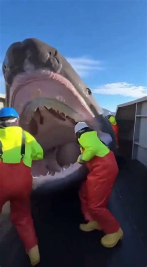 No Warning — Megamouth Shark Exploded Out of the Water (Shorts)
