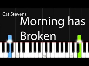 Cat Stevens - Morning has Broken Piano SLOW Tutorial