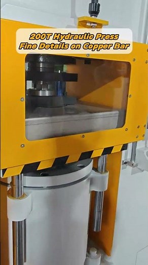 200T Hydraulic Press | High-Precision Copper Coin Minting