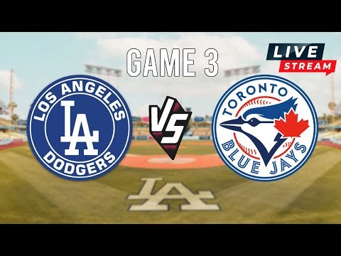 🔴 LIVE: Dodgers vs Blue Jays | World Series Game 3 | MLB 2025 ⚾ 3D Play by Play