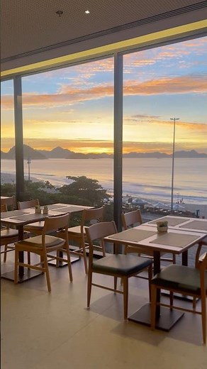 🌅 Sunrise in Copacabana from the Othon Palace 🇧🇷 | Rio de Janeiro at its Best