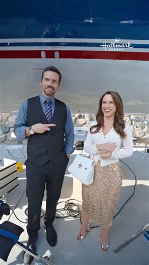 Hallmark & Christmas are life🎄🌟 on Instagram: "Who's most likely to with Lacey Chabert and Ian Harding. 🌴🪷🦜🏝 Wanted to post this yesterday but I had already posted quite a bit for this movie 🎥 Hallmark Media"