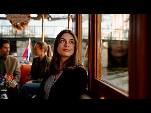 Cruise Canals in a Vintage Saloon Boat in Amsterdam, Netherlands