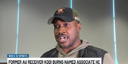 Former Auburn WR Kodi Burns named associate head coach