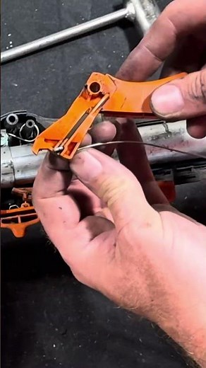 Stihl FS 90 R Throttle Cable Replacement!