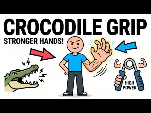 The Crocodile Grip: Build Stronger Hands at Home 🐊💪