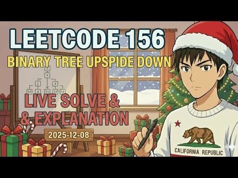 Leetcode 156 Binary Tree Upside Down | The Cleanest Recursive Solution Explained
