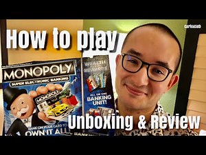 How to play MONOPOLY Super Electronic Banking | Unboxing and Review | Carlo&Seb