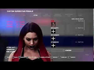 wwe 2k18 hair tutorial