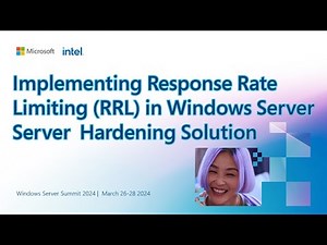Implementing Response Rate Limiting (RRL) in Windows Server