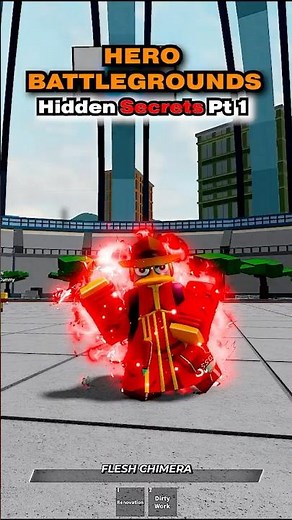 This NEW Character Has A SECRET Finisher In HEROES BATTLEGROUNDS #roblox #heroesbattlegrounds