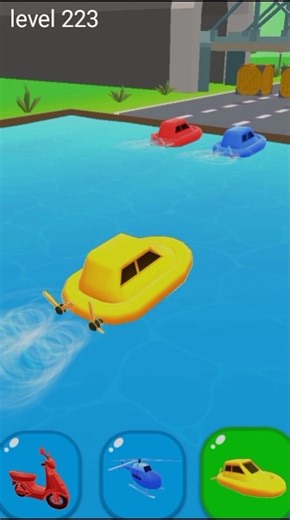 Shape-Shifting Fun Race Game Level 223 #Shorts